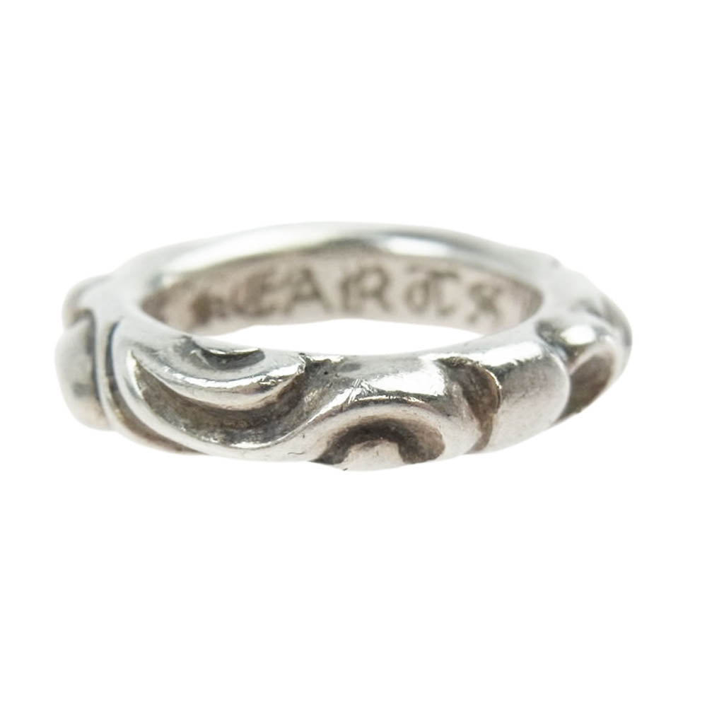 CHROME HEARTS クロムハーツ（原本無） スクロール バンド リング シルバー系 2号【中古】