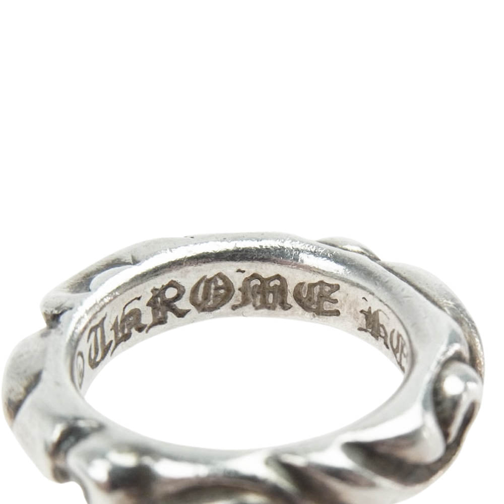 CHROME HEARTS クロムハーツ（原本無） スクロール バンド リング シルバー系 2号【中古】