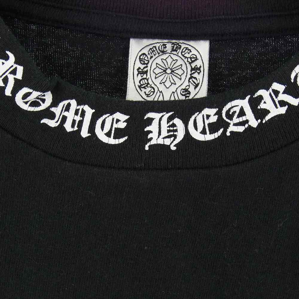 CHROME HEARTS クロムハーツ（原本無） ダガー プリント胸ポケット付 半袖 Tシャツ ブラック系 M【中古】