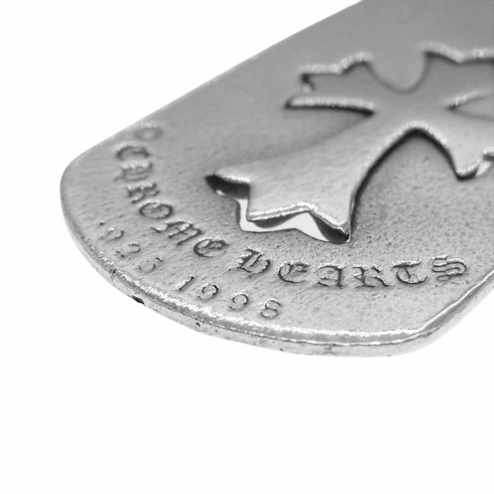 CHROME HEARTS クロムハーツ（原本無） カットアウト タイニークロス ラージ ドッグタグ シルバー系【中古】