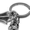 CHROME HEARTS クロムハーツ（原本無） CH CRS LG & No5 DGGR ラージクロス #5 ダガー キーリング シルバー系【中古】