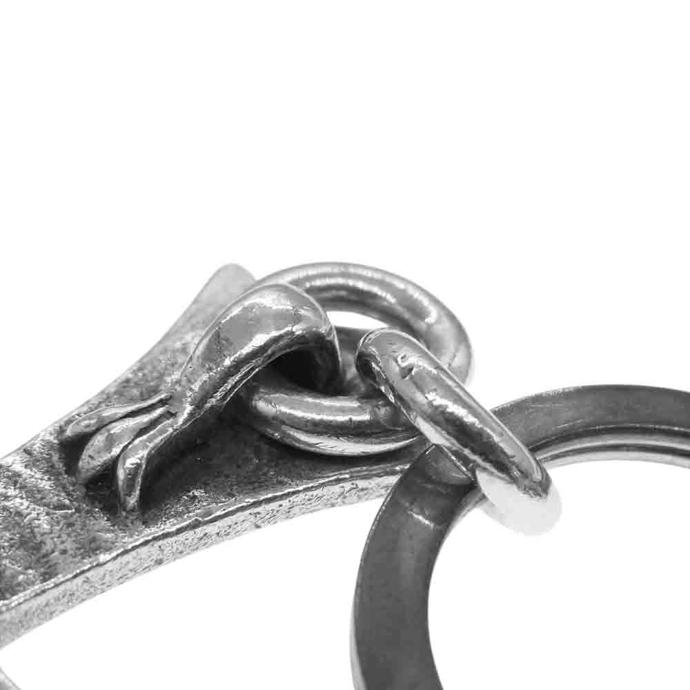 CHROME HEARTS クロムハーツ（原本無） CH CRS LG & No5 DGGR ラージクロス #5 ダガー キーリング シルバー系【中古】