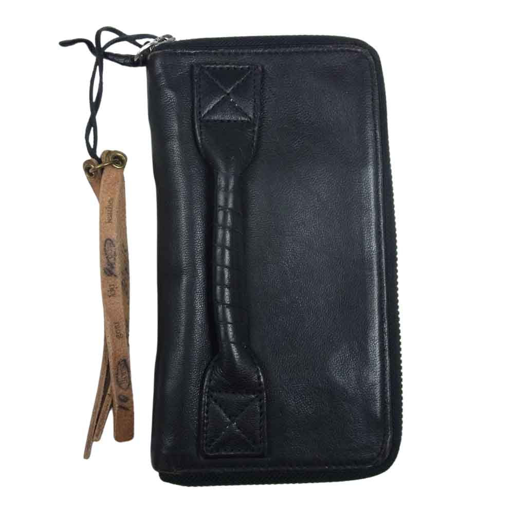コーネリアンタウラス  BY DAISUKE IWANAGA バイダイスケイワナガ pommel wallet 長財布 ロングウオレット ブラック系【中古】