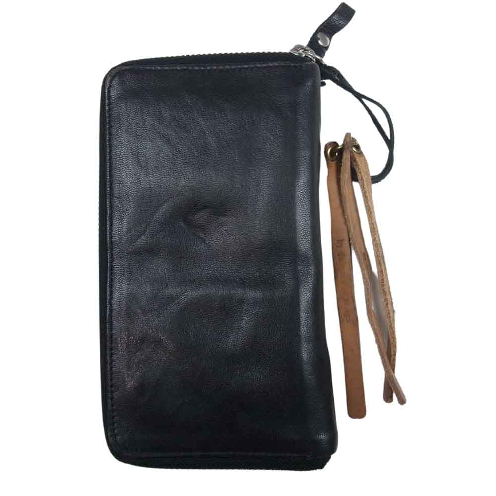 コーネリアンタウラス  BY DAISUKE IWANAGA バイダイスケイワナガ pommel wallet 長財布 ロングウオレット ブラック系【中古】