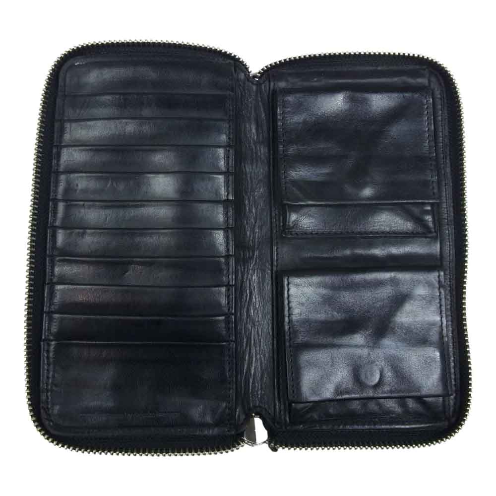 コーネリアンタウラス  BY DAISUKE IWANAGA バイダイスケイワナガ pommel wallet 長財布 ロングウオレット ブラック系【中古】
