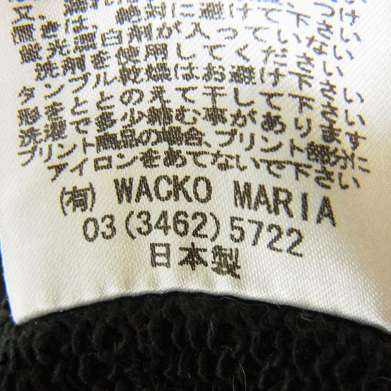 WACKO MARIA ワコマリア THE GUILTY PARTIES OUTRAGEOUS INC フルジップ パーカー ブラック系 L【中古】