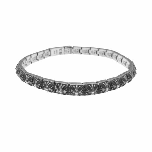 CHROME HEARTS クロムハーツ（原本無） ピラミッド プラス リンク ブレス シルバー系【中古】