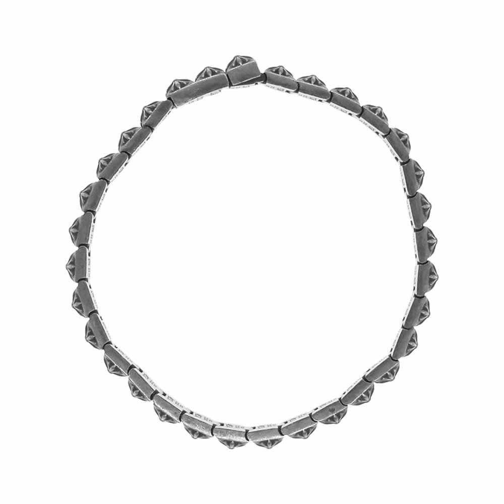 CHROME HEARTS クロムハーツ（原本無） ピラミッド プラス リンク ブレス シルバー系【中古】