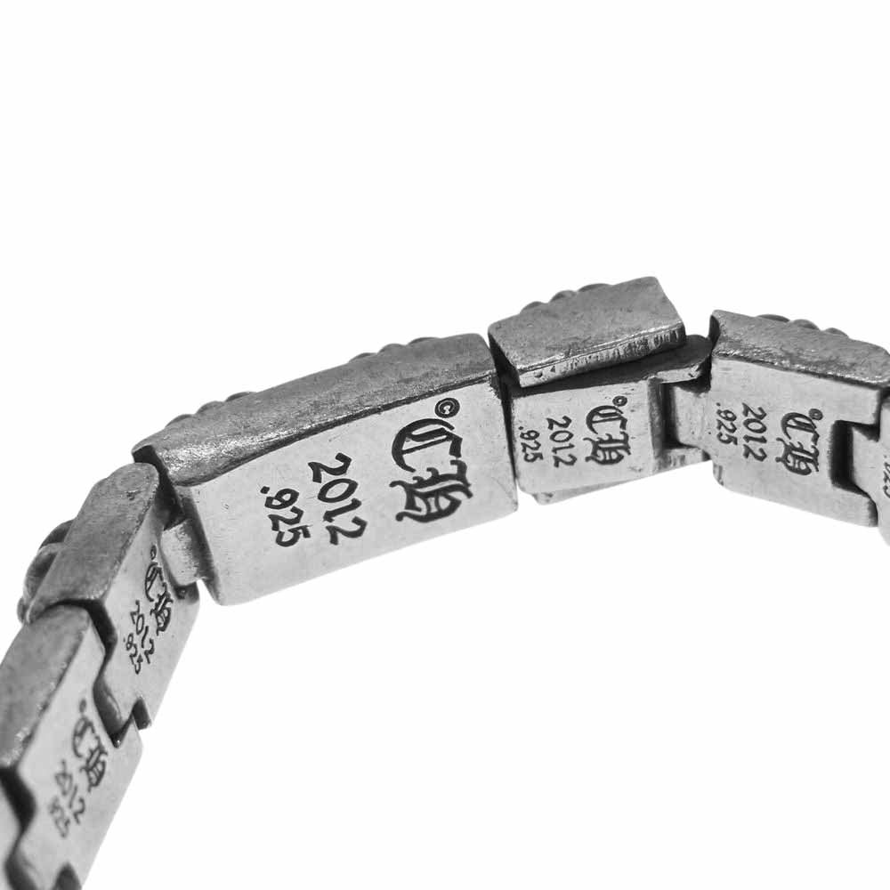 CHROME HEARTS クロムハーツ（原本無） ピラミッド プラス リンク ブレス シルバー系【中古】