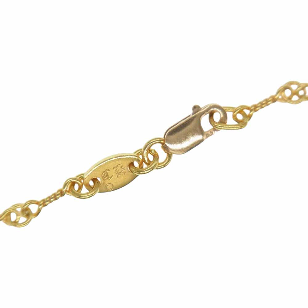 CHROME HEARTS クロムハーツ（原本有） 22K NECKCHAIN T20 ツイストチェーン 20インチ ゴールド系【中古】