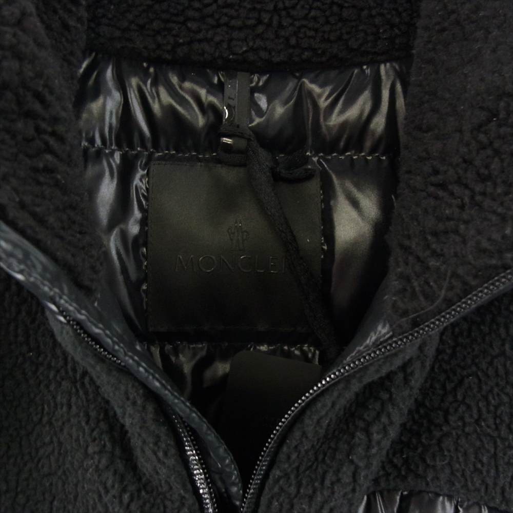 MONCLER モンクレール F2 091 1855500 809E9 国内正規品 SCIABLESE ボア切替 ダウンジャケット ブラック系【中古】