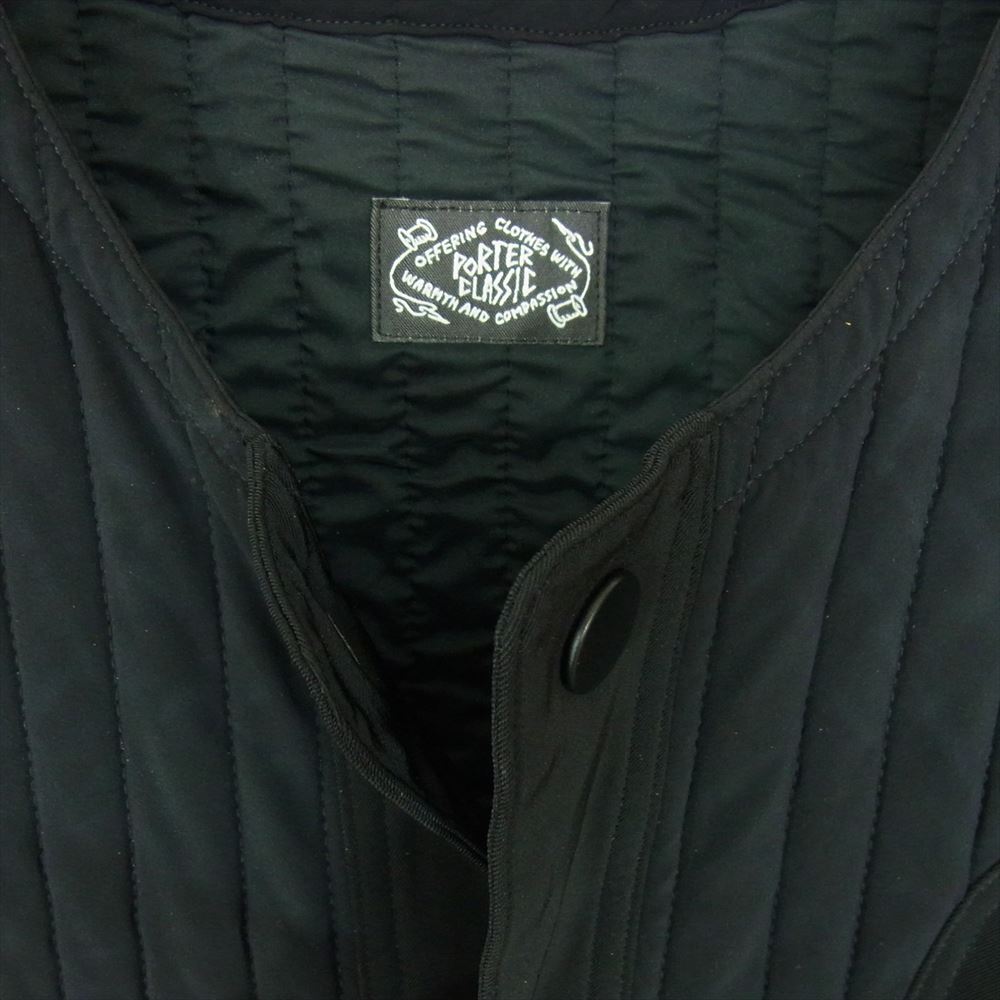 PORTER CLASSIC ポータークラシック SUPER NYLON STRETCH JACKET スーパーナイロン ストレッチ ジャケット ブラック系 2【美品】【中古】