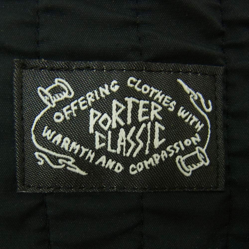 PORTER CLASSIC ポータークラシック SUPER NYLON STRETCH JACKET スーパーナイロン ストレッチ ジャケット ブラック系 2【美品】【中古】