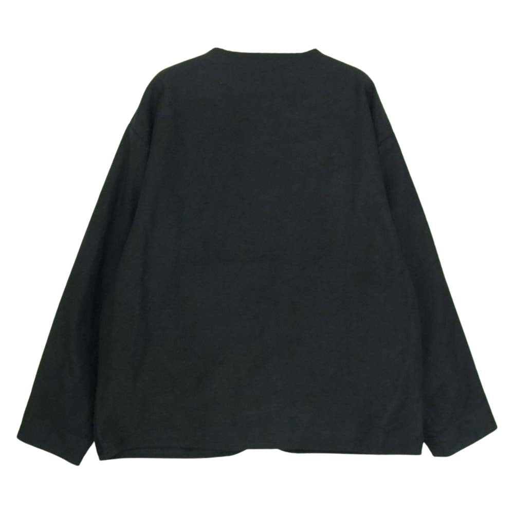 PORTER CLASSIC ポータークラシック 22AW CORDUROY MOLESKIN HYBRID CARDIGAN コーデュロイ モールスキン ハイブリッド カーディガン ブラック系 1【美品】【中古】