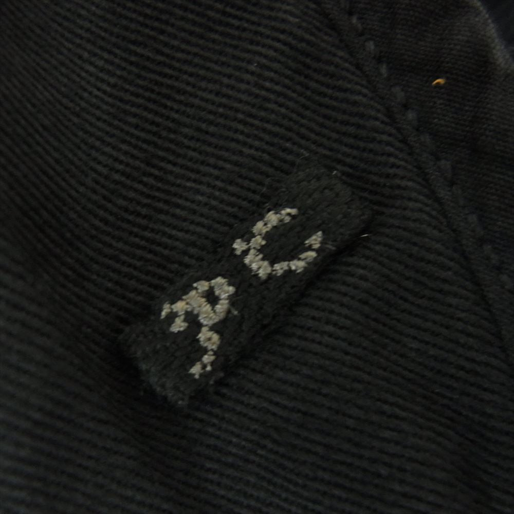 PORTER CLASSIC ポータークラシック 22AW CORDUROY MOLESKIN HYBRID CARDIGAN コーデュロイ モールスキン ハイブリッド カーディガン ブラック系 1【美品】【中古】