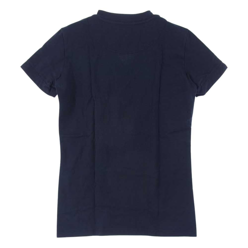 1piu1uguale3 ウノピュウノウグァーレトレ MRT090 COT230 海島綿 シーアイランドコットン Vネック 半袖 Tシャツ カットソー ダークネイビー系 3【中古】