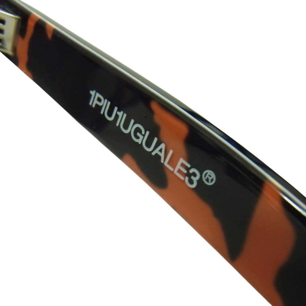 1piu1uguale3 ウノピュウノウグァーレトレ MRG137 9637-PLT002 RELAX リラックス アイウェア サングラス ブラック系【極上美品】【中古】