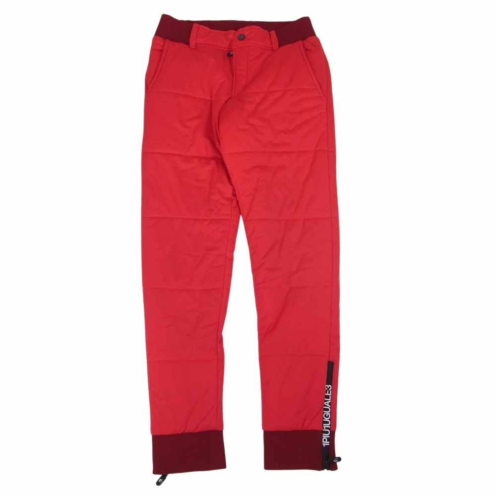 1piu1uguale3 ウノピュウノウグァーレトレ GRP001 POE113 GOLF ゴルフ 中綿 リブ パンツ レッド系 4【中古】