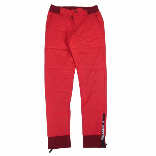 1piu1uguale3 ウノピュウノウグァーレトレ GRP001 POE113 GOLF ゴルフ 中綿 リブ パンツ レッド系 4【中古】
