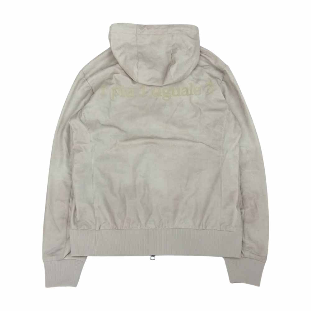 1piu1uguale3 ウノピュウノウグァーレトレ 20AW MRB469 NYU034 SPORTS HIGH NECK PARKA スポーツ ハイネック バックロゴ フルジップ パーカ グレー系 3【中古】