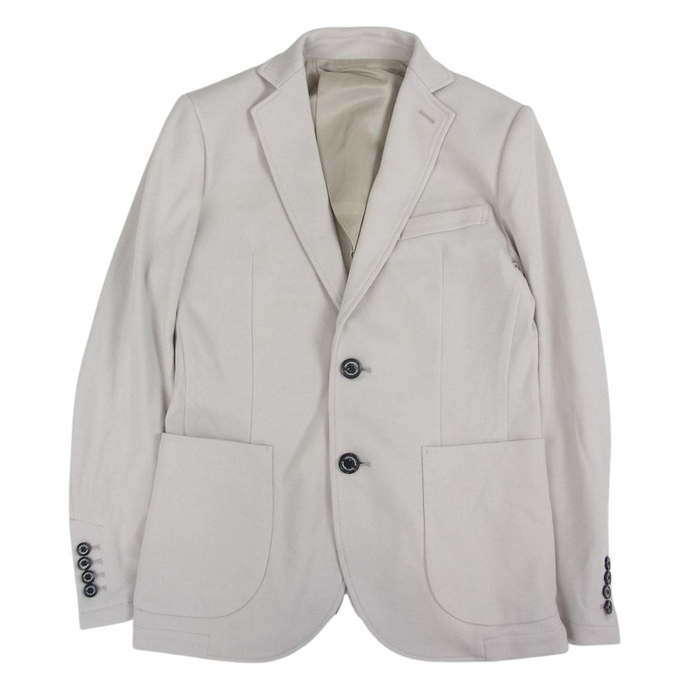 1piu1uguale3 ウノピュウノウグァーレトレ MRB535 POE272 HEATCLOTH JACKET ヒートクロス 2B テーラードジャケット ベージュ ベージュ系 3【中古】