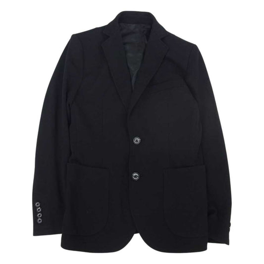 1piu1uguale3 ウノピュウノウグァーレトレ MRB535 POE272 HEATCLOTH JACKET ヒートクロス 2B テーラードジャケット ブラック ブラック系 3【中古】