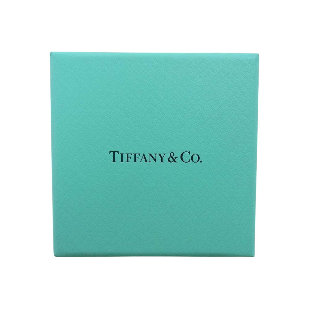 TIFFANY&Co. ティファニー 【新品仕上げ済】 K18WG 750 ダイヤ ターコイズ ワイヤー リング シルバー系【極上美品】【中古】