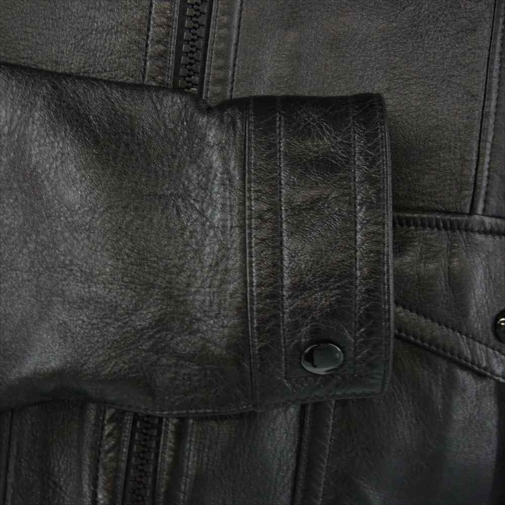 CELINE セリーヌ 2E525968H LVMH 国内正規品 ラムスキン ルーズブルゾン ブラック系【美品】【中古】