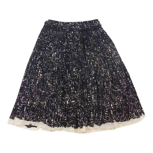 mina perhonen ミナペルホネン IA5245 licorice リコリス スカート ブラック系【中古】