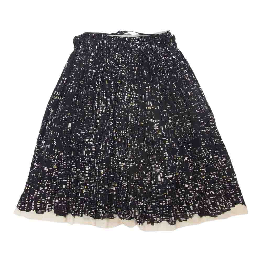 mina perhonen ミナペルホネン IA5245 licorice リコリス スカート ブラック系【中古】