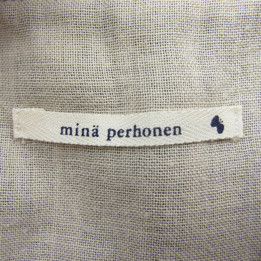 mina perhonen ミナペルホネン IA5245 licorice リコリス スカート ブラック系【中古】