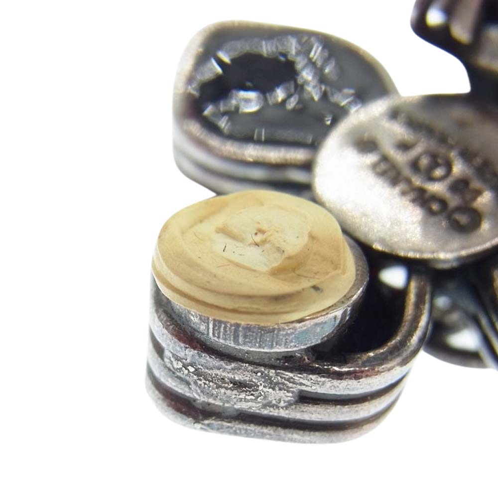 CHANEL シャネル 96P フラワー ココマーク イヤリング ブラック系【中古】
