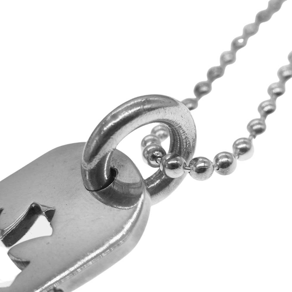 CHROME HEARTS クロムハーツ（原本有） カットアウト クロス スモール ドッグタグ ネックレス シルバー系【中古】
