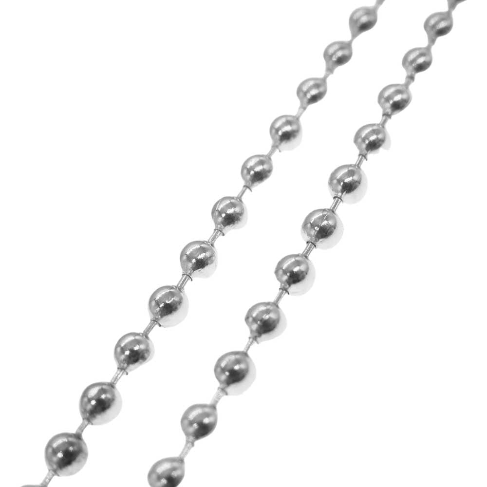 CHROME HEARTS クロムハーツ（原本有） カットアウト クロス スモール ドッグタグ ネックレス シルバー系【中古】