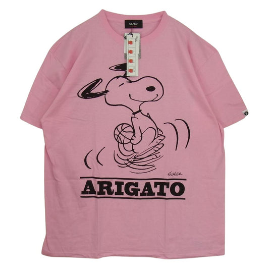 サプール A0021-071 VINTAGE SNOOPY ヴィンテージ スヌーピー Tシャツ ピンク系 XXL【新古品】【未使用】【中古】