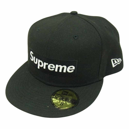 Supreme シュプリーム 21SS 未使用品 ニューエラ ボックスロゴ キャップ ブラック系 8【美品】【中古】