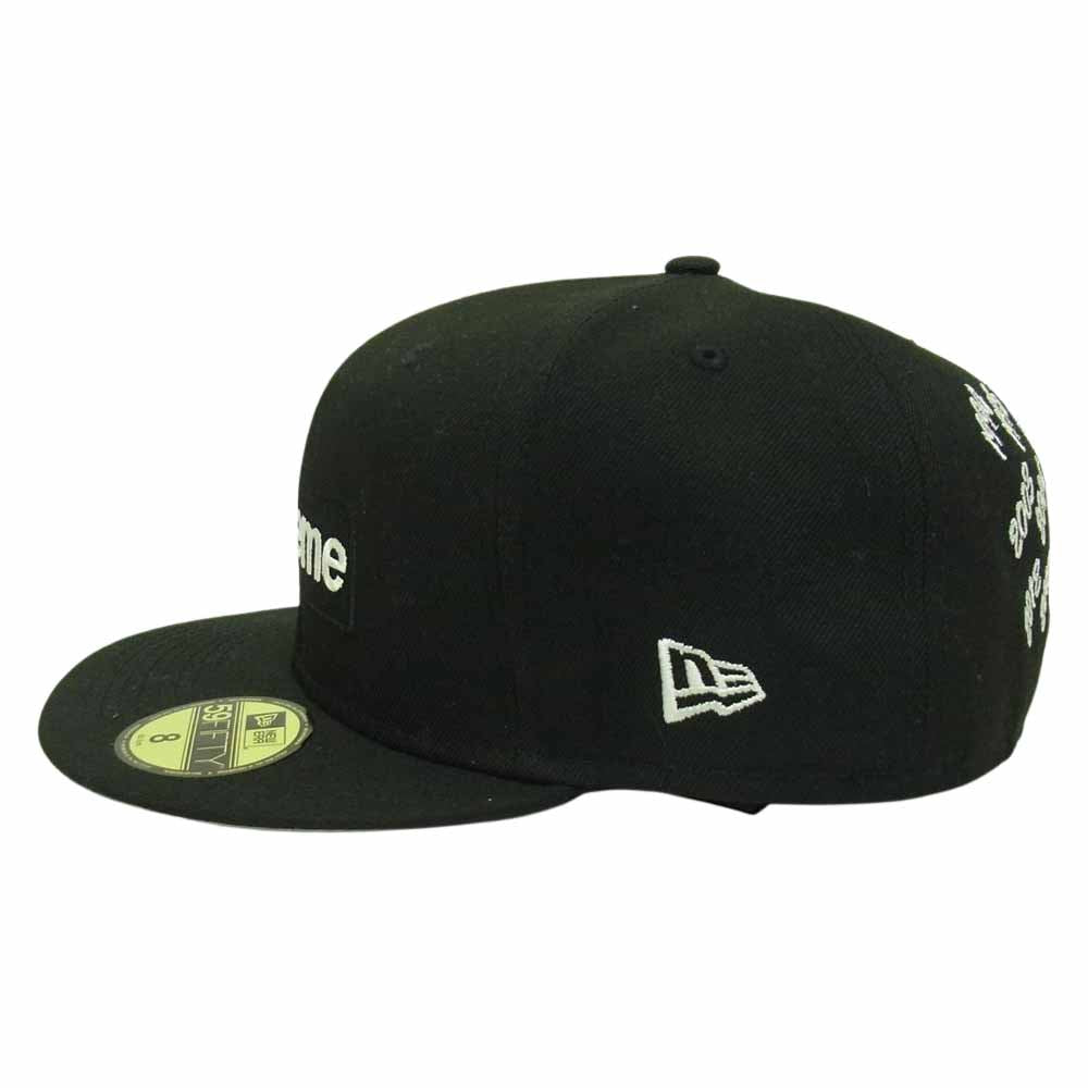 Supreme シュプリーム 21SS 未使用品 ニューエラ ボックスロゴ キャップ ブラック系 8【美品】【中古】