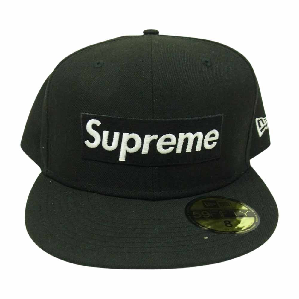 Supreme シュプリーム 21SS 未使用品 ニューエラ ボックスロゴ キャップ ブラック系 8【美品】【中古】