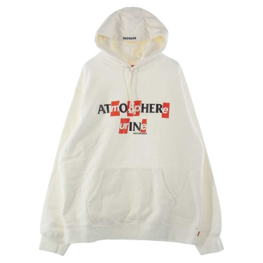 Supreme シュプリーム 20AW Antihero Hooded Sweatshirt アンタイヒーロー フーデッド スウェットシャツ ホワイト系 XL【中古】