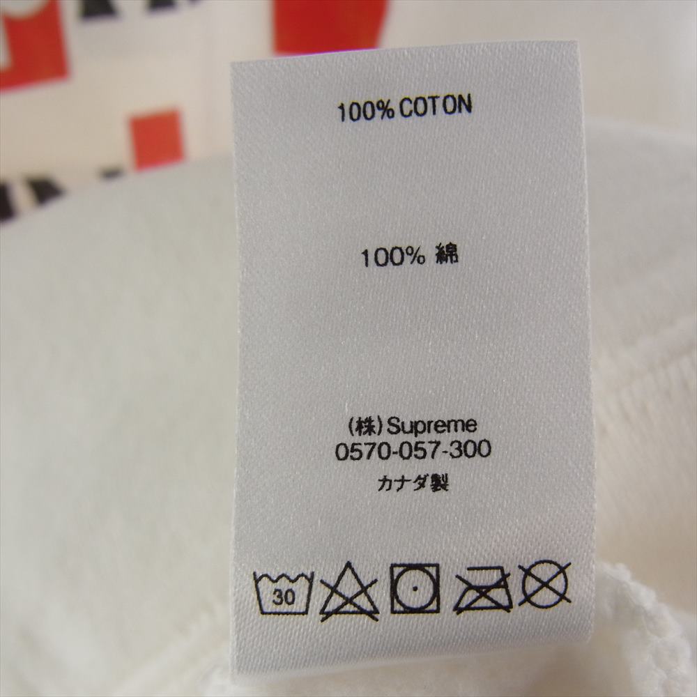 Supreme シュプリーム 20AW Antihero Hooded Sweatshirt アンタイヒーロー フーデッド スウェットシャツ ホワイト系 XL【中古】