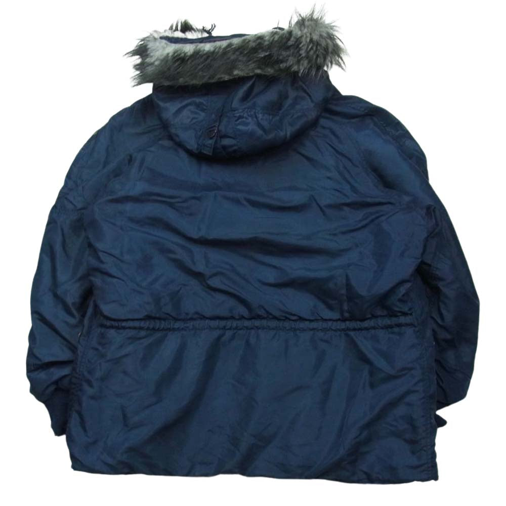 アビエーターズ クロージング MIL-J-6279 N-3A フライト ジャケット ネイビー系 L【中古】