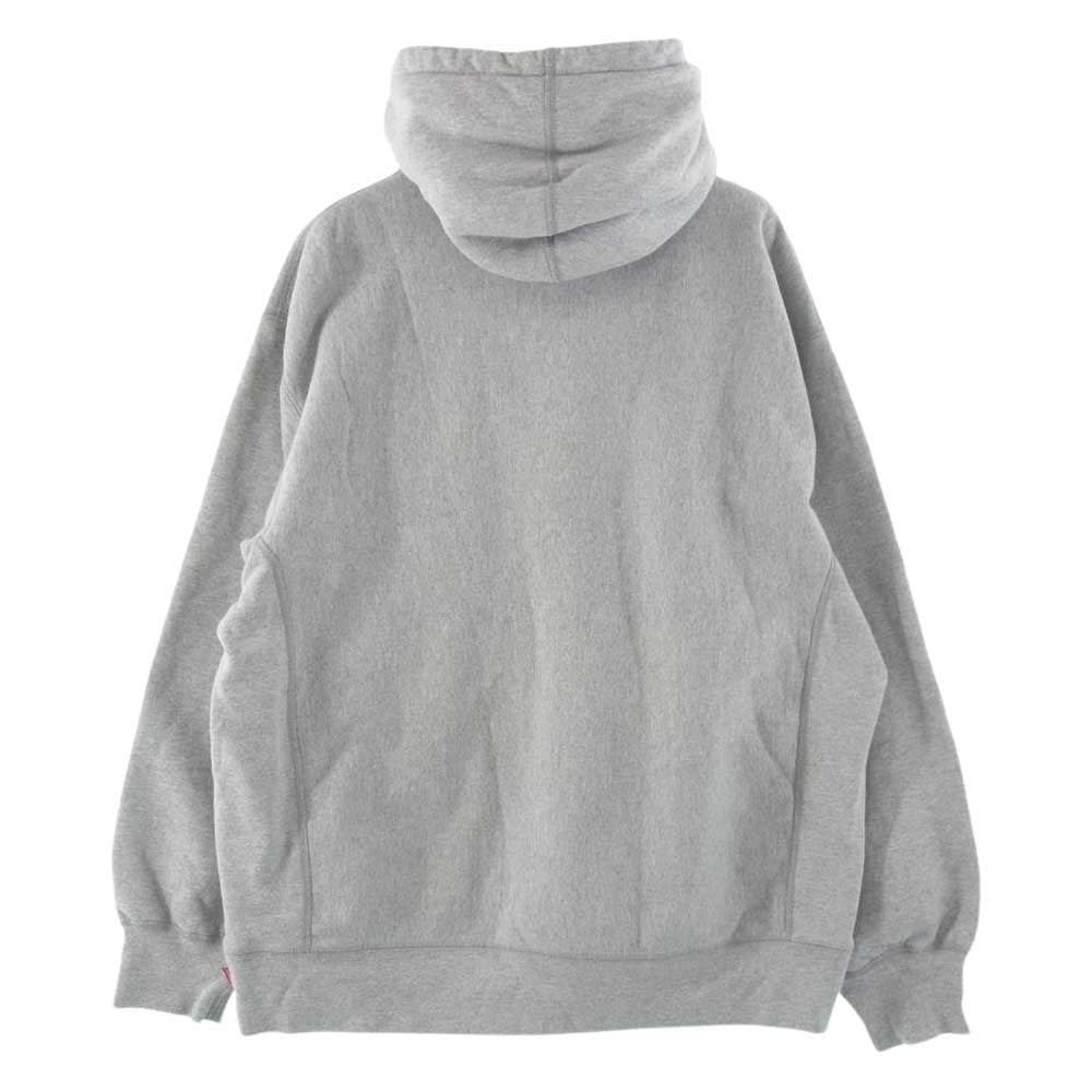 Supreme シュプリーム 20AW Cross Box Logo Hooded Sweatshirt クロスボックスロゴ パーカー グレー系 L【中古】