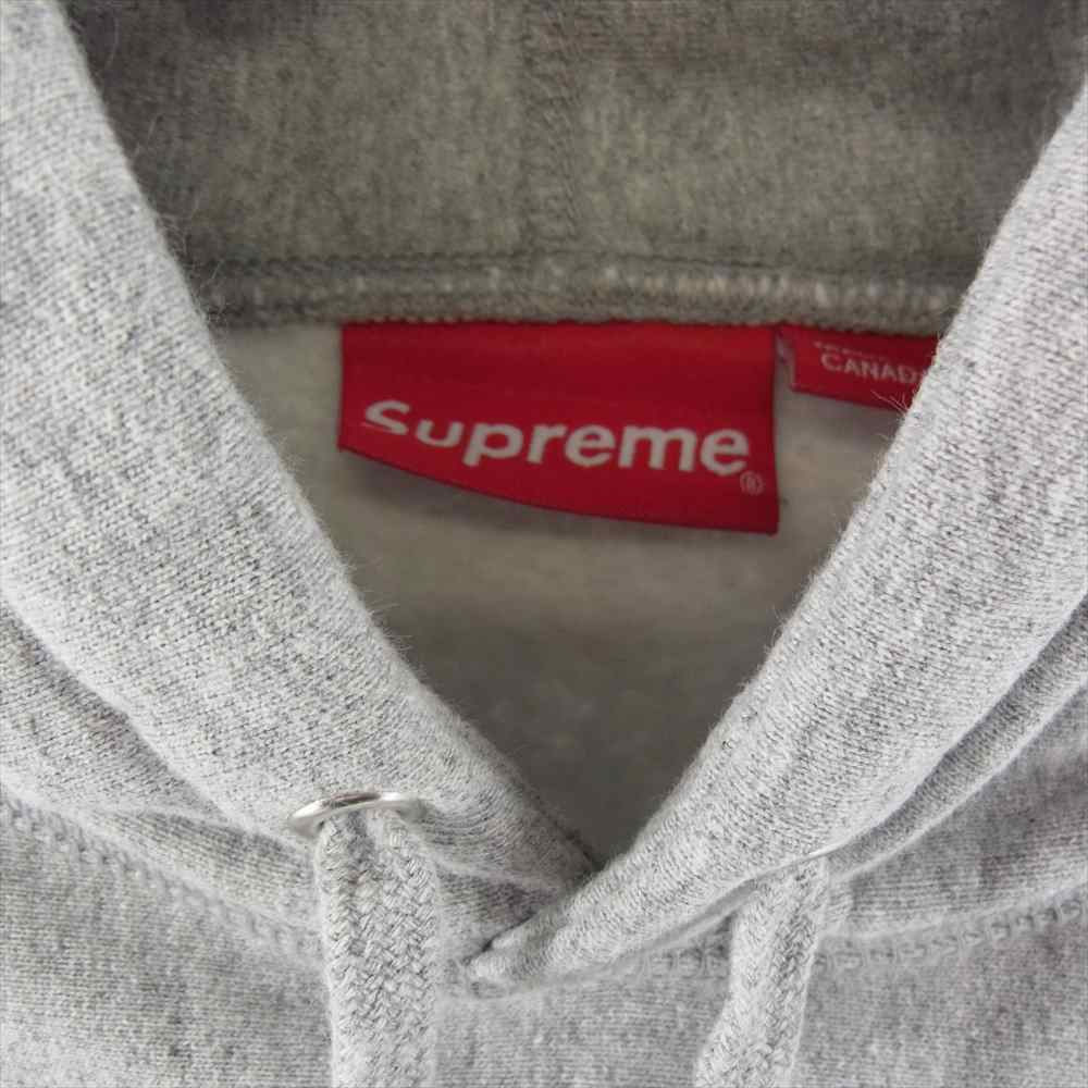 Supreme シュプリーム 20AW Cross Box Logo Hooded Sweatshirt クロスボックスロゴ パーカー グレー系 L【中古】