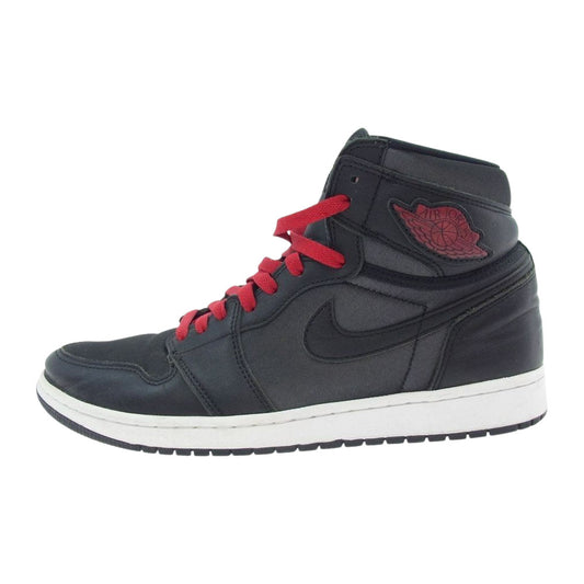 NIKE ナイキ 555088 060 AIR JORDAN 1 RETRO HIGH OG AJ1 エアジョーダン レトロ ハイカット スニーカー ブラック系 レッド系 28.5【中古】