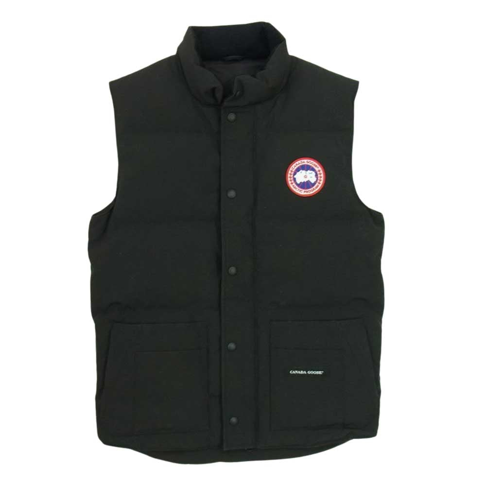 CANADA GOOSE カナダグース 4154M Freestyle Crew Vest フリースタイル クルー ダウン ベスト ブラック系 XS【中古】