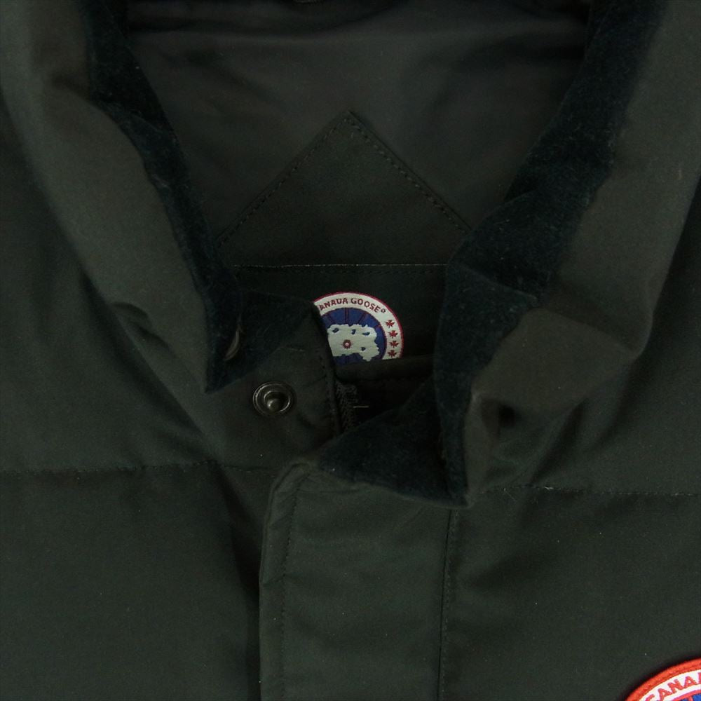 CANADA GOOSE カナダグース 4154M Freestyle Crew Vest フリースタイル クルー ダウン ベスト ブラック系 XS【中古】