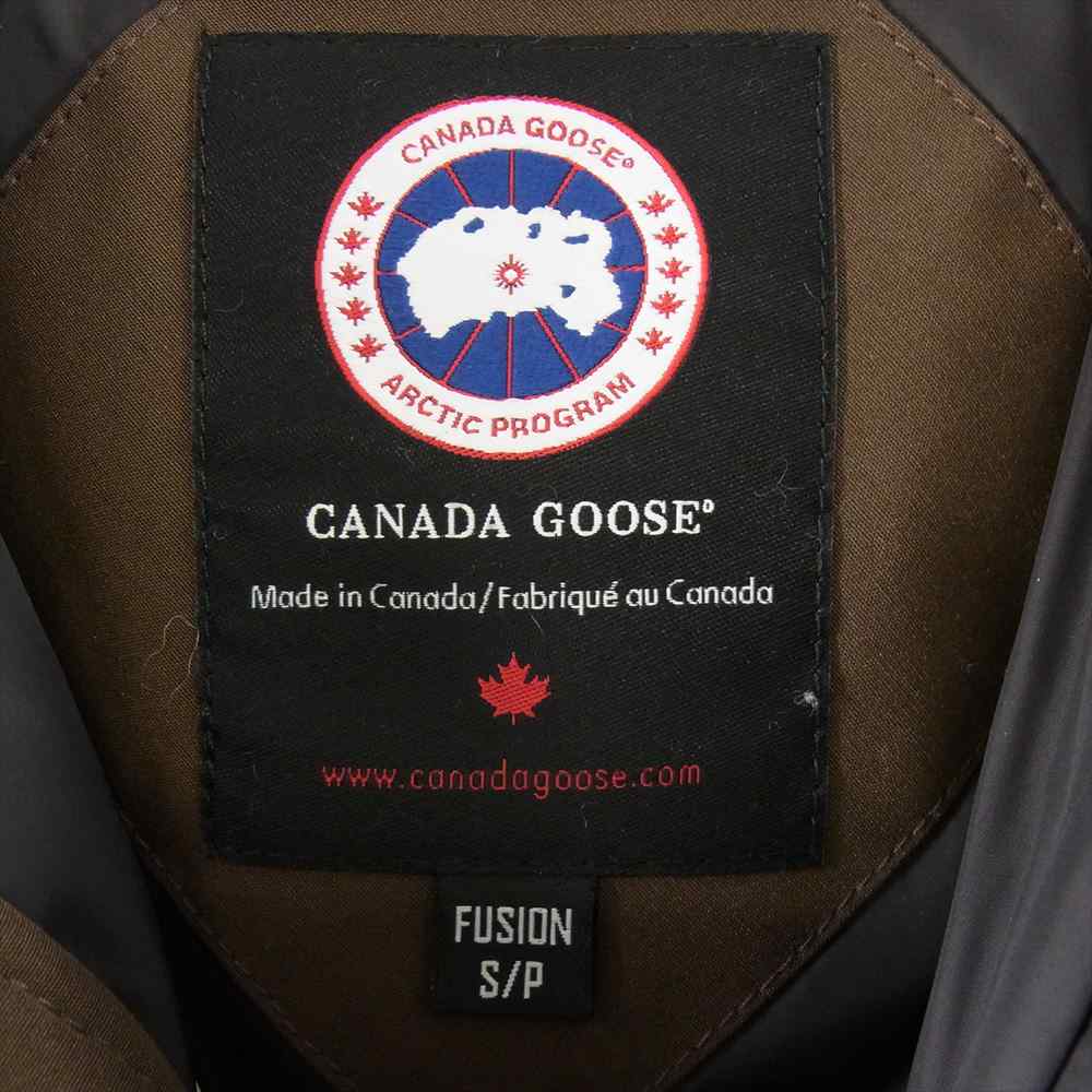 CANADA GOOSE カナダグース 3805MA Carson Parka Heritage Fusion Fit カーソン パーカ ヘリテイジ フュージョン フィット ブラウン系 S【中古】