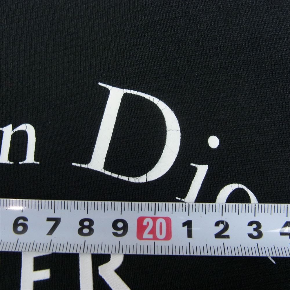 Dior ディオール HOMME オム 18SS 863M657IT313 ATELIER アトリエ ロゴプリント クルーネック 長袖 ニット スウェット ブラック系 L【中古】