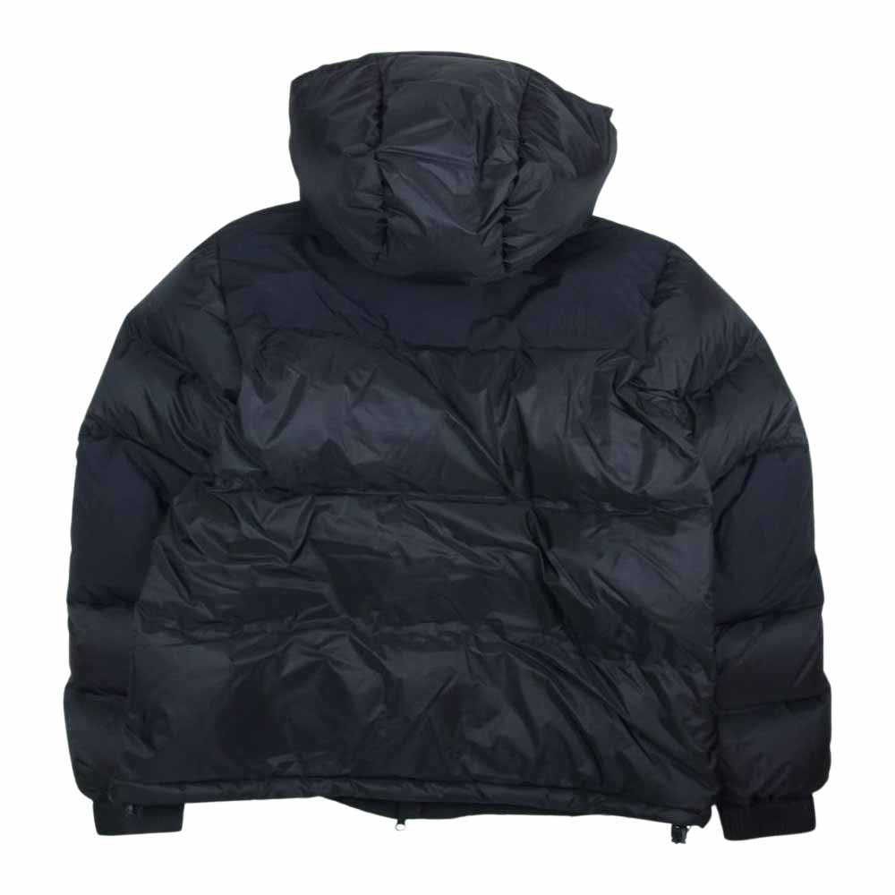 THE NORTH FACE ノースフェイス ND92162 WS Nuptse Hoodie ウィンドストッパー ヌプシ フーディー パーカ ダウン ジャケット ブラック系 L【美品】【中古】