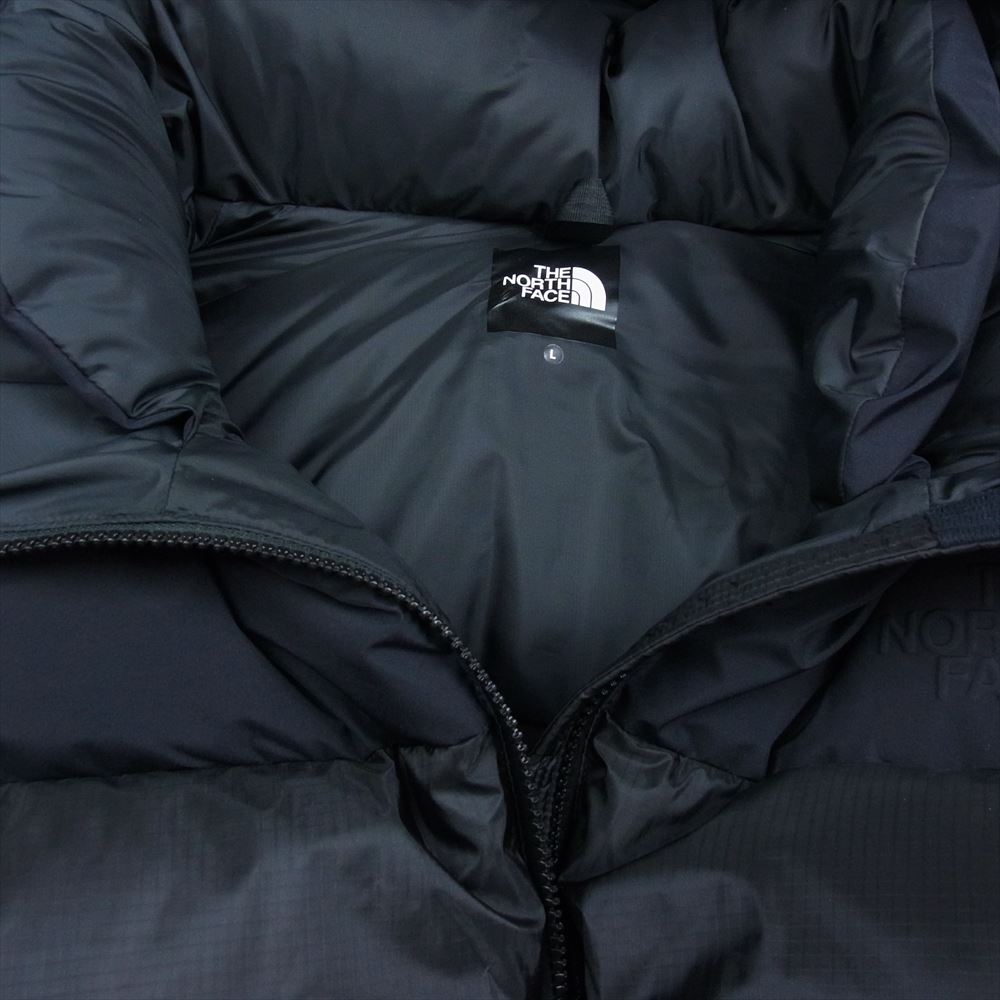 THE NORTH FACE ノースフェイス ND92162 WS Nuptse Hoodie ウィンドストッパー ヌプシ フーディー パーカ ダウン ジャケット ブラック系 L【美品】【中古】